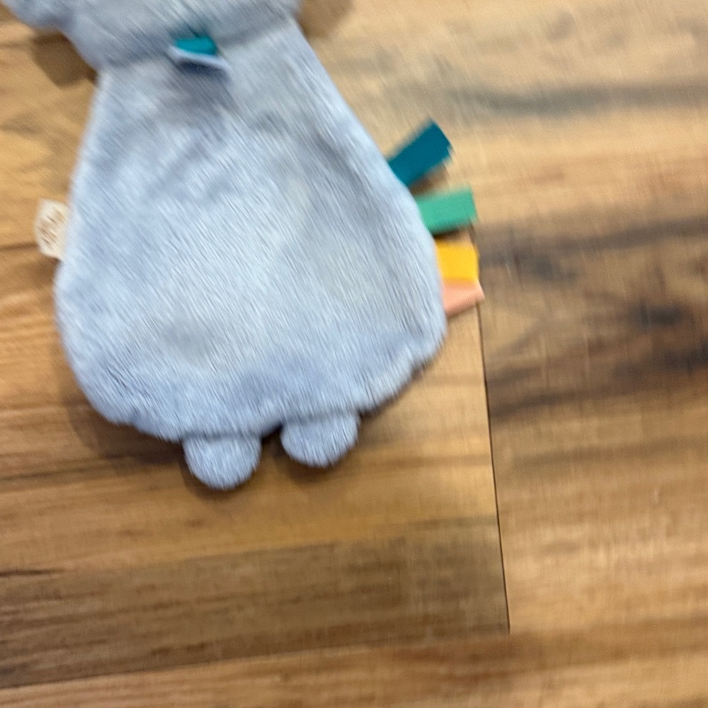 Itzy Ritzy Grey Koala Lovey with Teal Teether - Picture 3 of 3